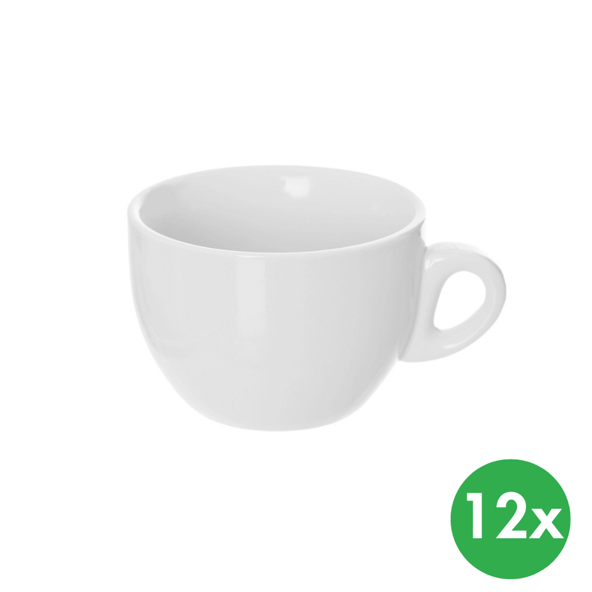 Hrnek MONA Cappuccino, 0,21 l, porcelán, 12 ks