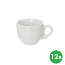 Hrnek MONA Espresso 0,1 l, porcelán, 12 ks