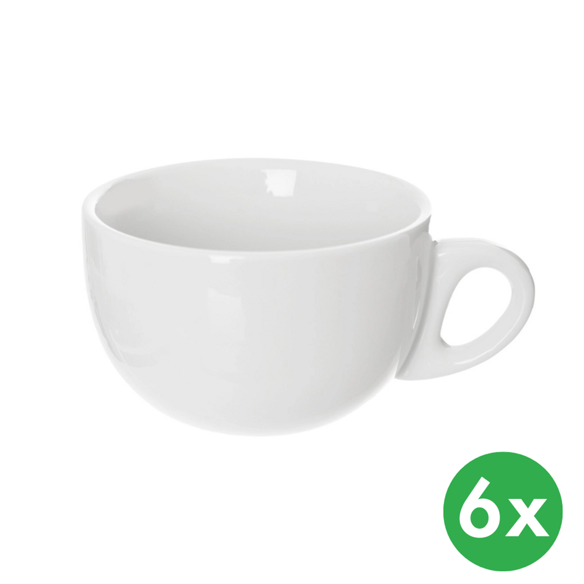 Hrnek MONA Jumbo, 0,38 l, porcelán, 6 ks