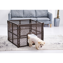 Hunde-Laufstall, 900 x 900 x 667 mm, weiß