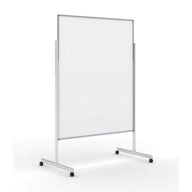 Info-moderationswand mit Rollen, 1200 x 1500 mm, lackiert