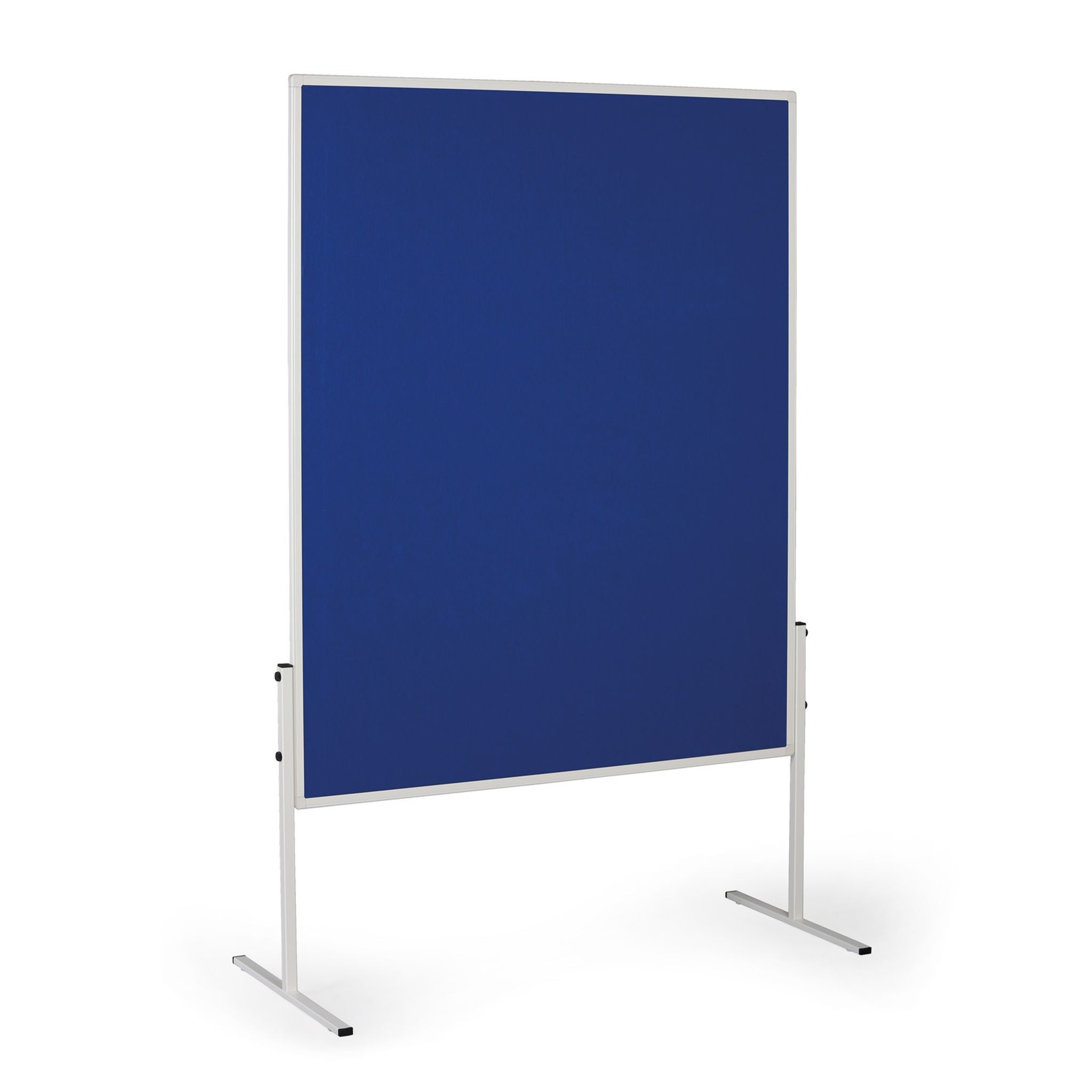 Info- und Moderationstafel, 1200 x 1500 mm, Textil, blau