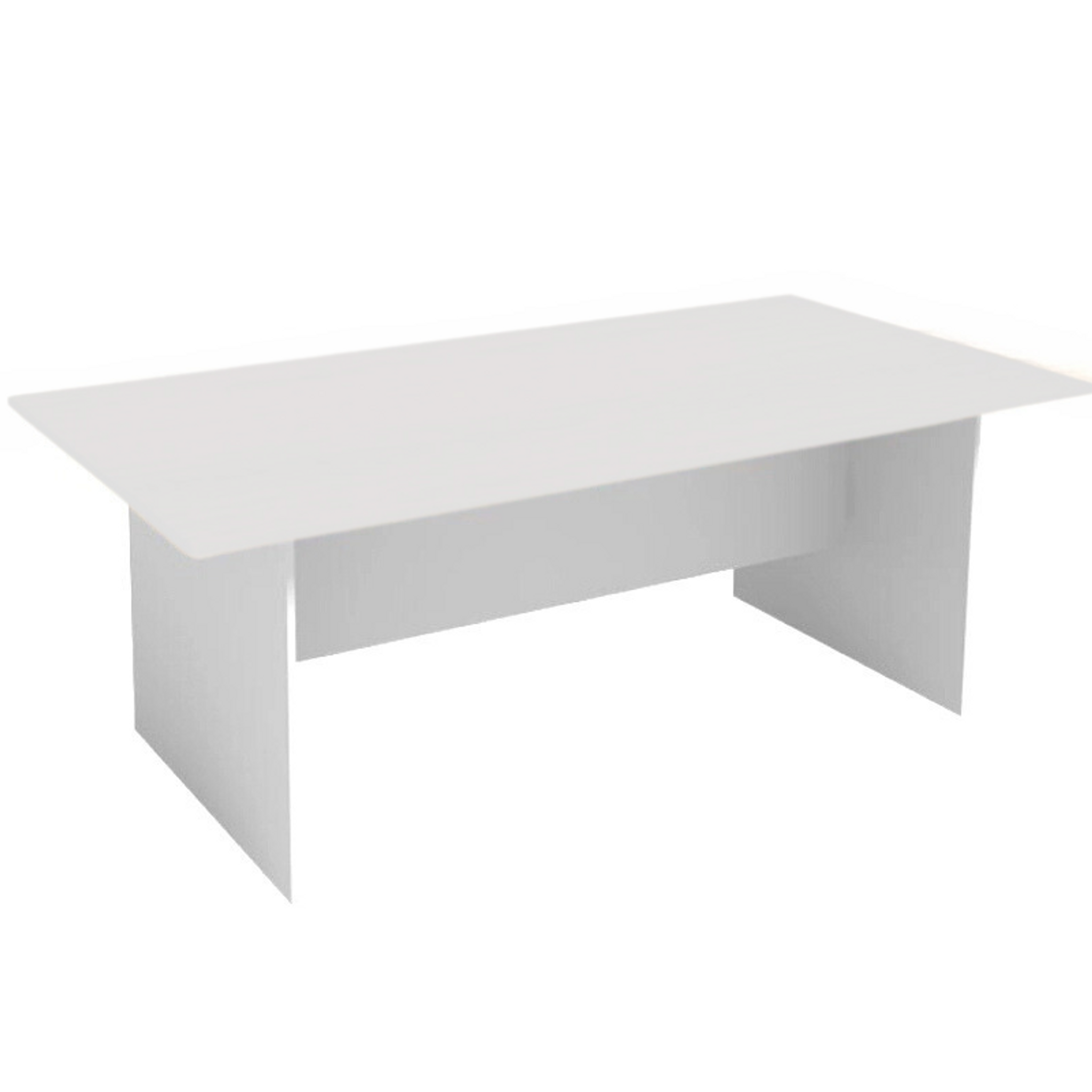 Jednací kancelářský stůl PRIMO WHITE, 200x100 cm, bílá