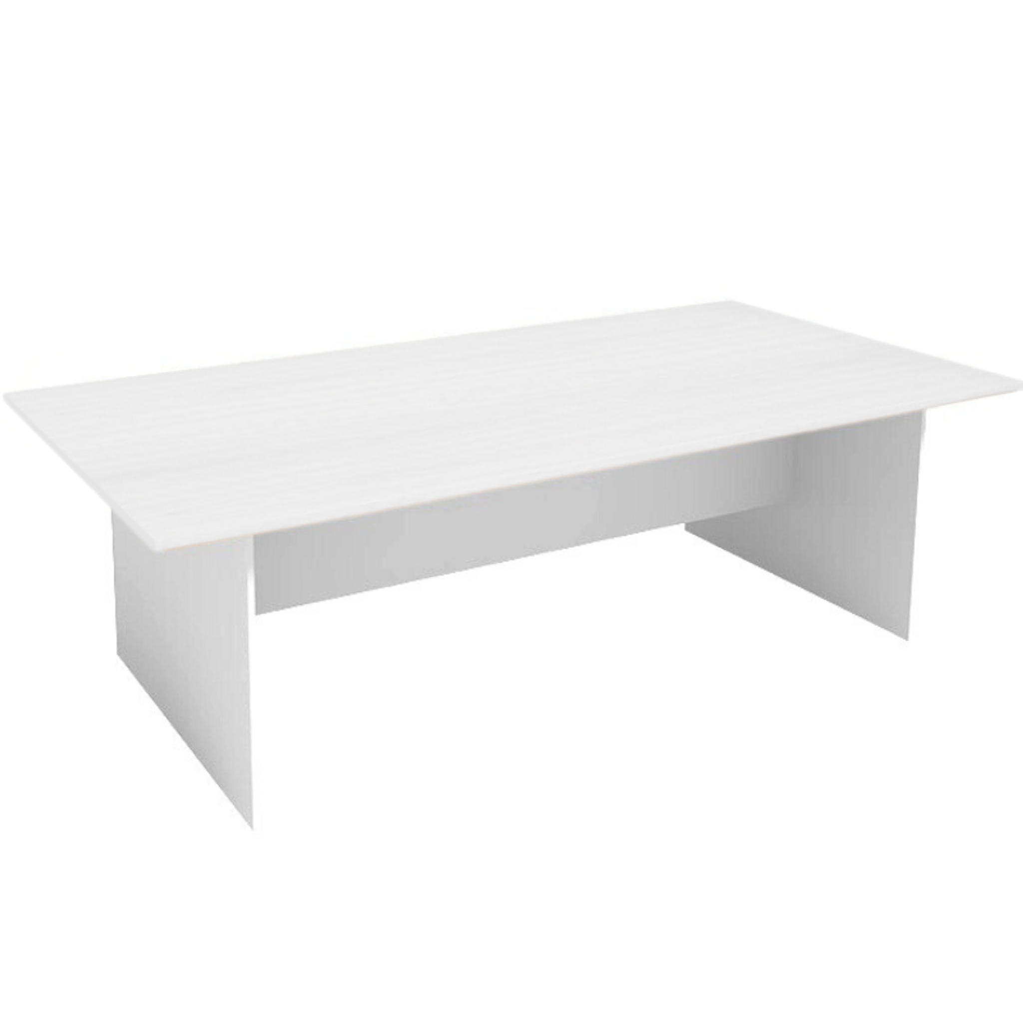 Jednací kancelářský stůl PRIMO WHITE, 240x120 cm, bílá