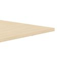 Jednací kancelářský stůl WIDE, 180x80 cm, bříza