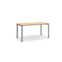 Jednací stůl INFINITY se šedostříbrnou podnoží 1600 x 800 x 750 mm, buk