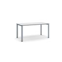 Jednací stůl INFINITY se šedostříbrnou podnoží 1600 x 800 x 750 mm, šedá