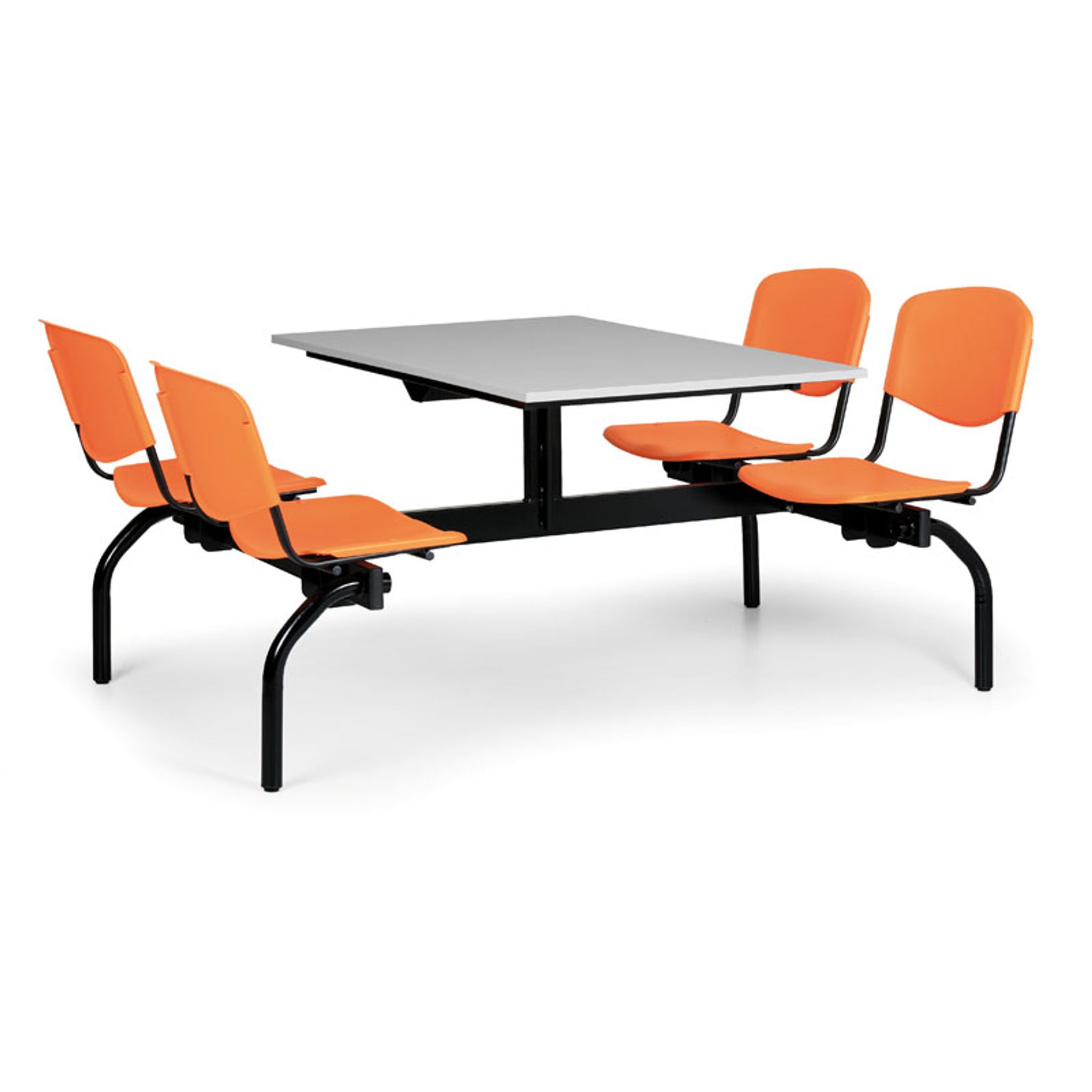 Jídelní set - oranžová sedadla