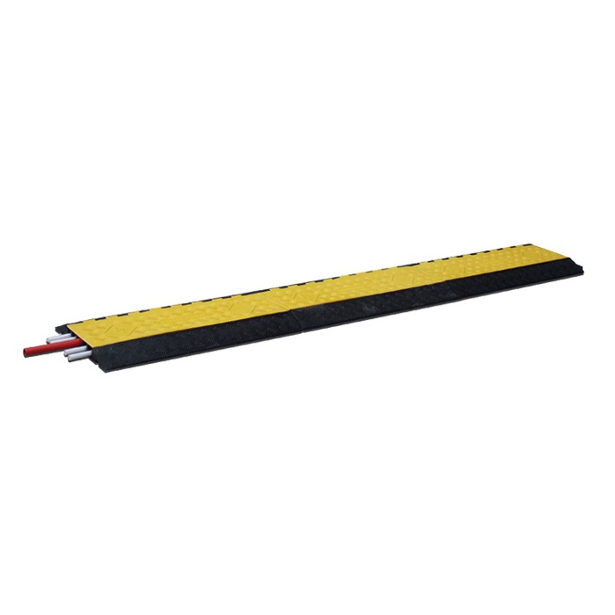 Kabelový most, ochrana kabelů, délka 9 m, šířka 500 mm, 5 otvorů 42x42 mm
