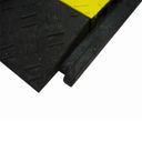 Kabelový most spojovatelný, délka 0,8 m, šířka 600 mm, 5 otvorů, černý