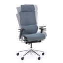 Kancelářská balanční židle PHOENIX, šedomodrá