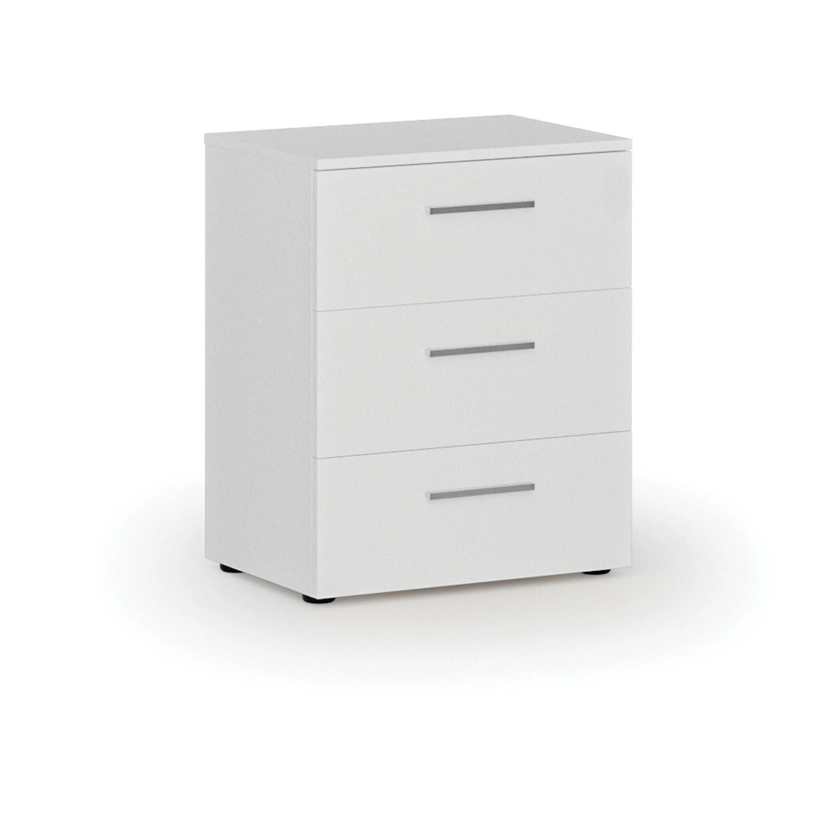 Fotografia produktu: Kancelárska komoda k stolu PRIMO WHITE, 740 x 600 x 420 mm, biela