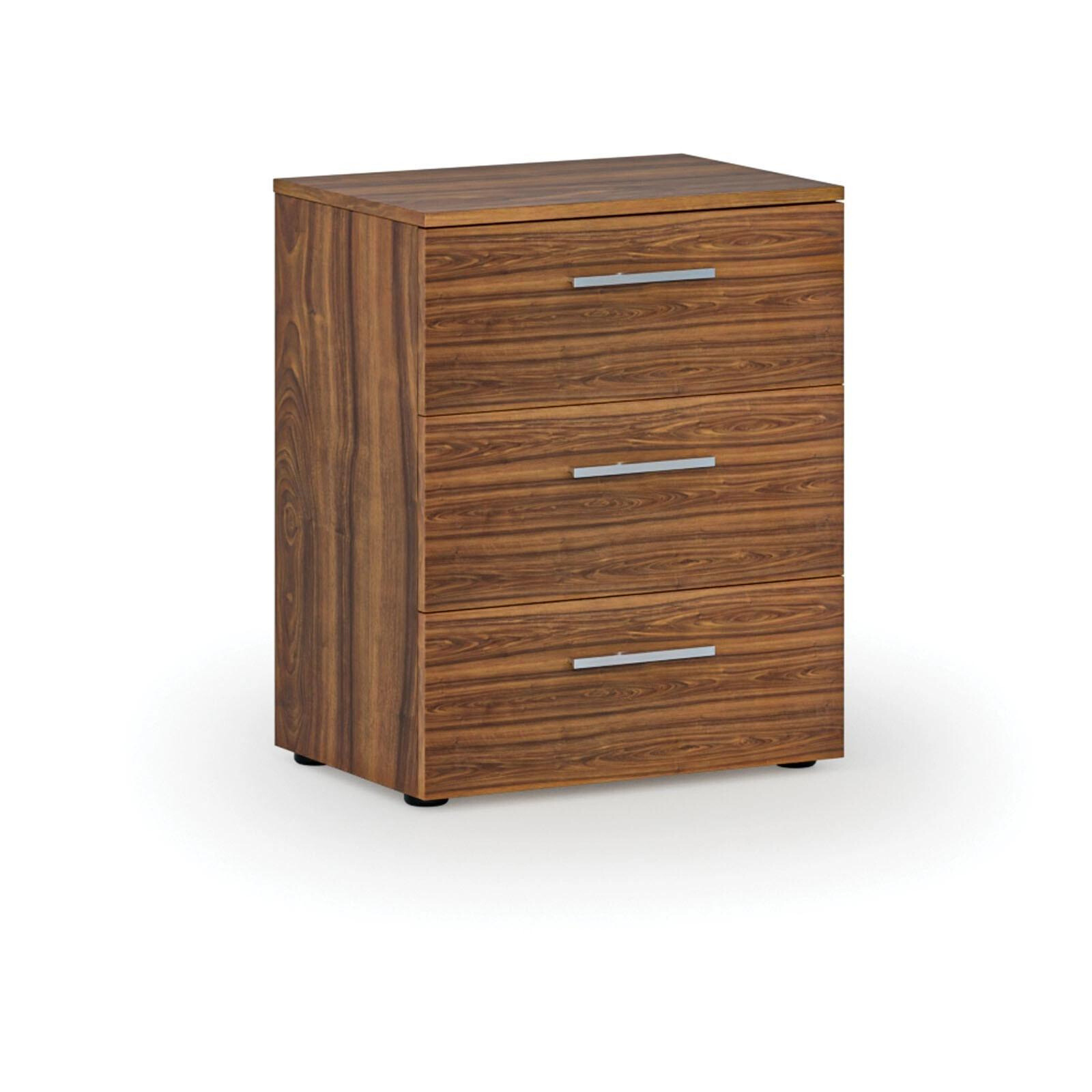 Fotografia produktu: Kancelárska komoda k stolu PRIMO WOOD, 740 x 600 x 420 mm, orech