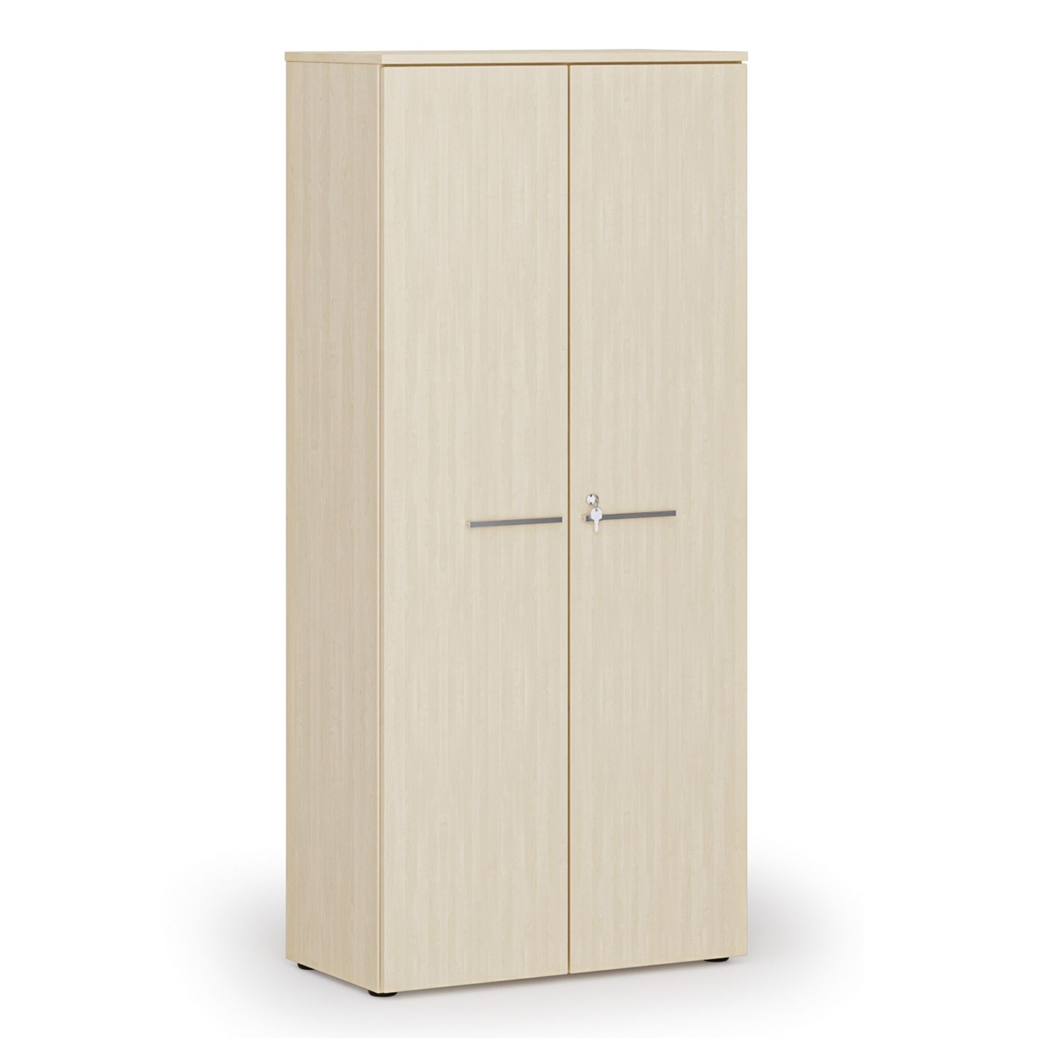 Kancelářská skříň s dveřmi PRIMO WOOD, 800 x 420 x 1781 mm