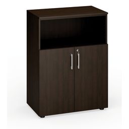 Kancelárska skriňa kombinovaná PRIMO 2023, 800 x 420 x 1087 mm, wenge