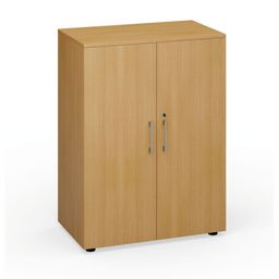 Kancelárska skriňa s dverami PRIMO 2023, 800 x 420 x 1087 mm, buk