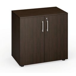 Kancelárska skriňa s dverami PRIMO 2023, 800 x 420 x 740 mm, wenge