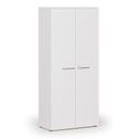 Kancelárska skriňa s dverami PRIMO WHITE, 800 x 420 x 1781 mm, biela