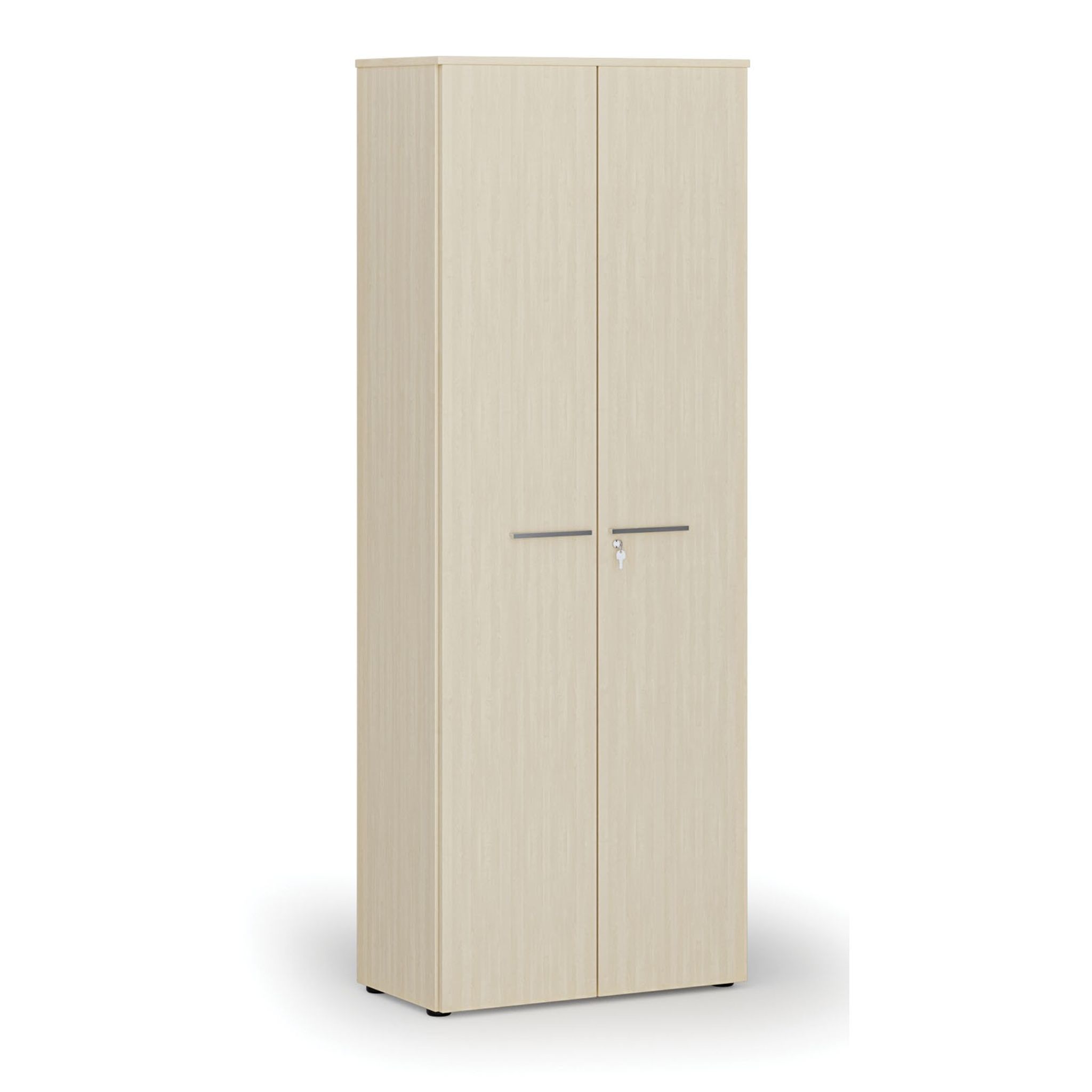 Kancelárska skriňa s dverami PRIMO WOOD, 2128 x 800 x 420 mm, breza