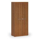 Kancelárska skriňa s dverami PRIMO WOOD, 800 x 420 x 1781 mm, orech