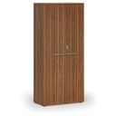 Kancelárska skriňa s dverami PRIMO WOOD, 800 x 420 x 1781 mm, orech