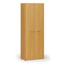 Kancelárska skriňa s dverami PRIMO WOOD, 800 x 420 x 2128 mm, buk
