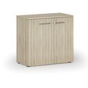 Kancelárska skriňa s dverami PRIMO WOOD, 800 x 420 x 740 mm, dub prírodný