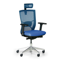 Kancelárska stolička DESIGNO, modrá