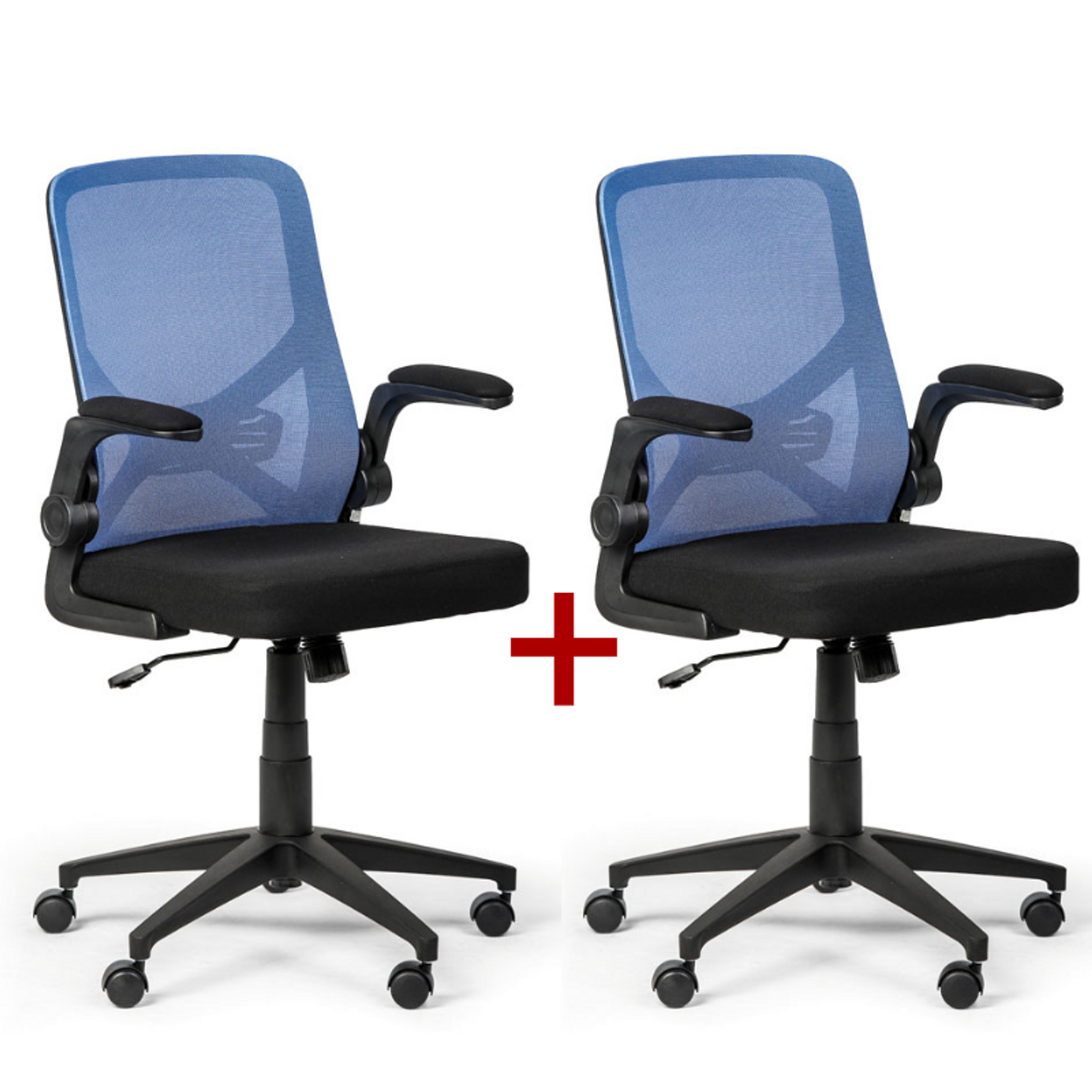 Kancelárska stolička FLEXI 1+1 ZADARMO, modrá