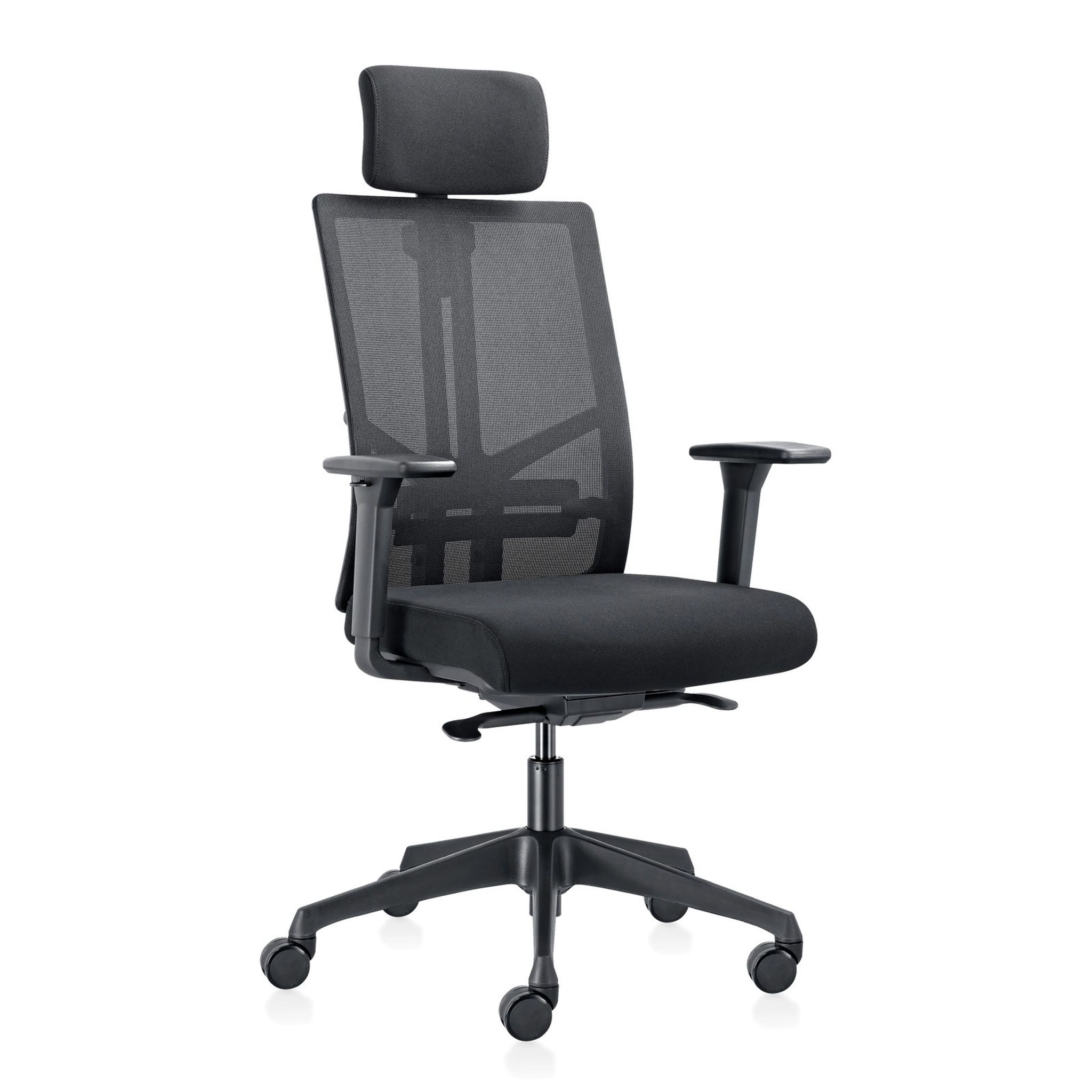 Kancelárska stolička WATT, čierna