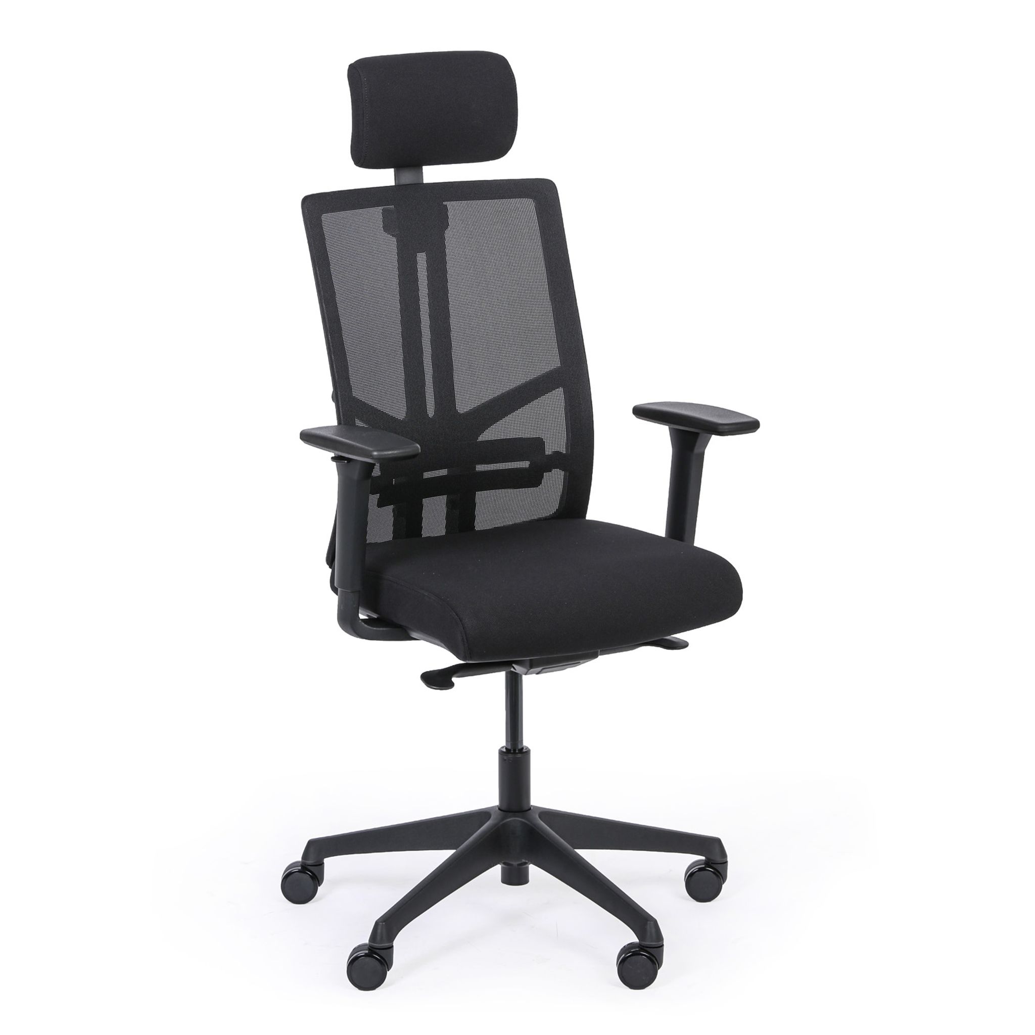 Kancelárska stolička WATT, čierna