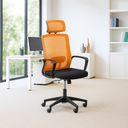 Kancelářská židle BASE PLUS 1+1 ZDARMA, oranžová