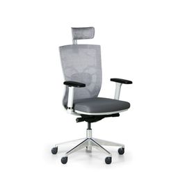 Kancelářská židle DESIGNO, bílá/šedá