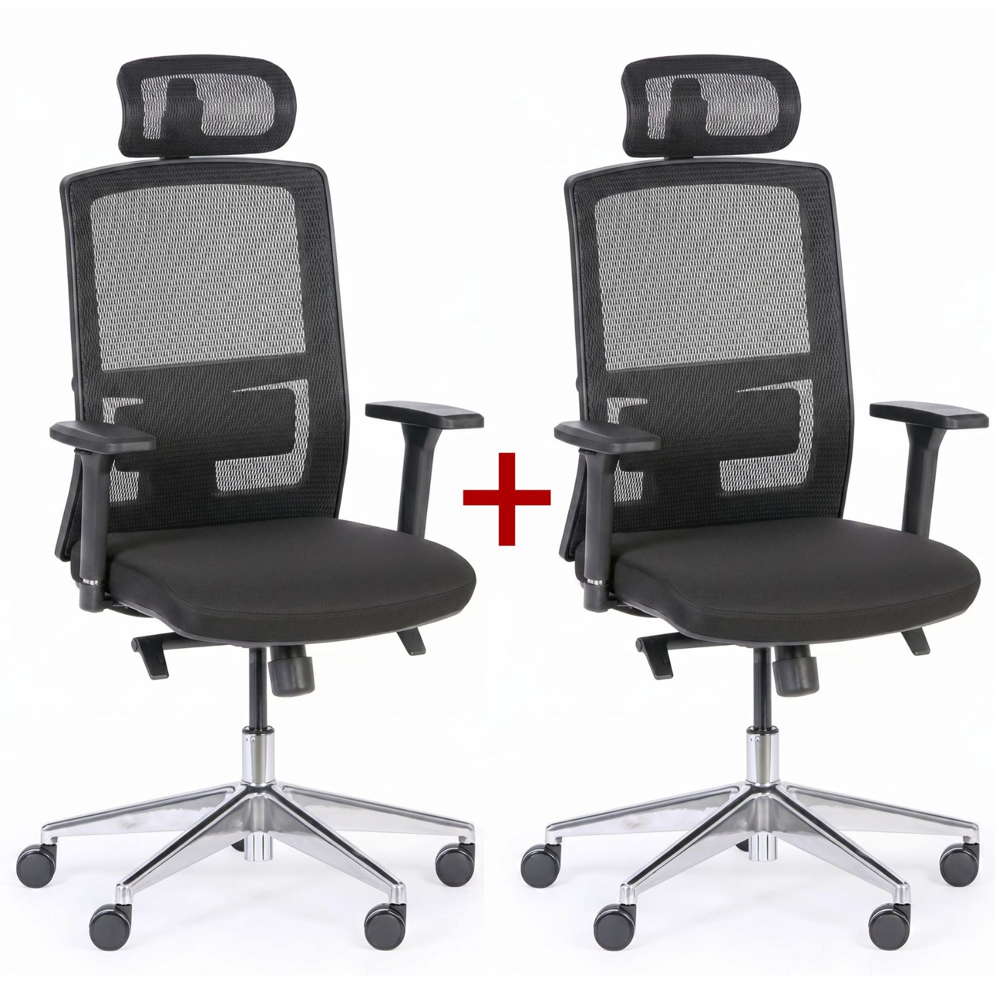 Kancelářská židle NED MF 1+1 ZDARMA, černá