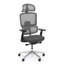 Kancelářská židle WILMOT MF, černý rám, šedá