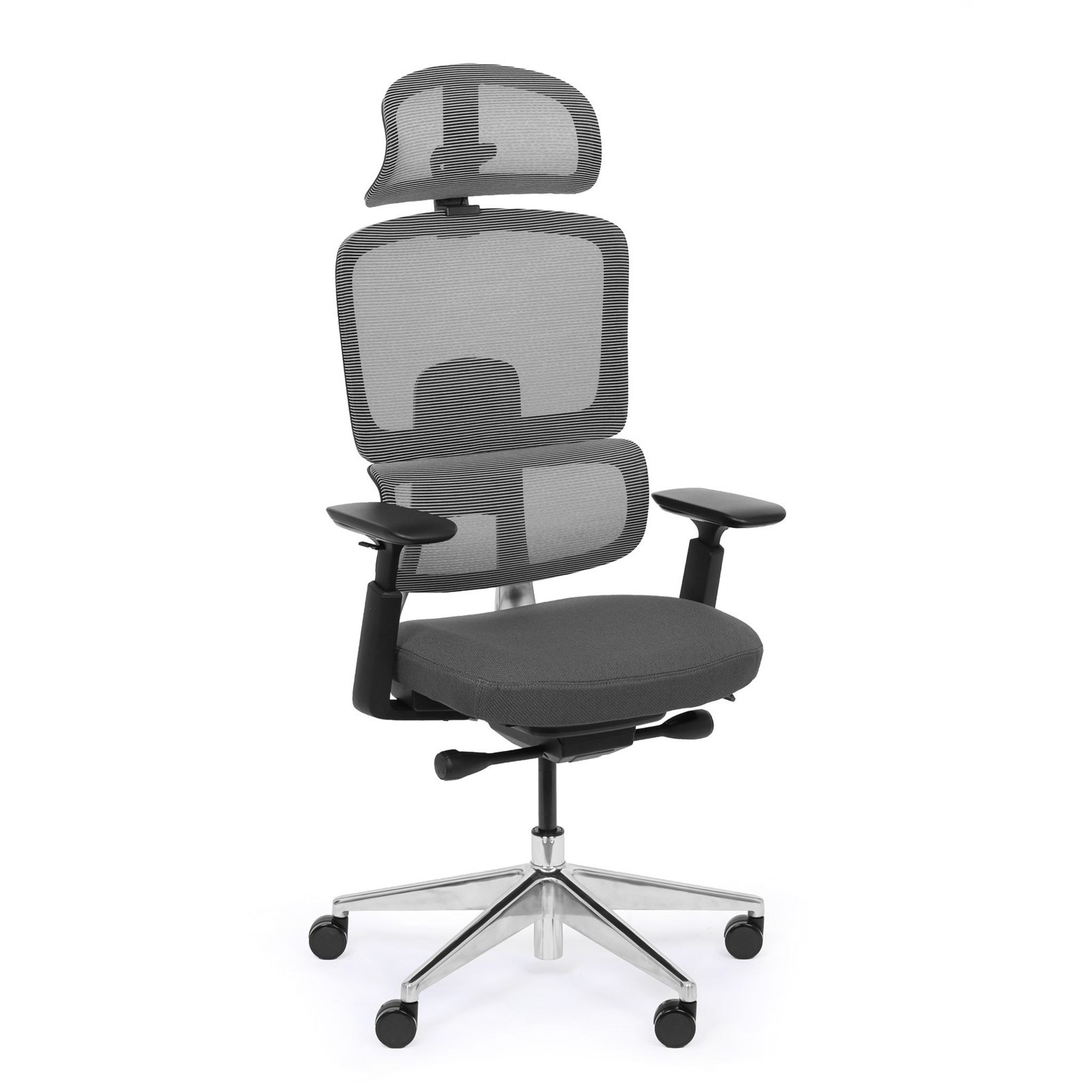 Kancelářská židle WILMOT MF, černý rám, šedá