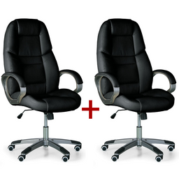 Kancelářské křeslo KEVIN 1+1 ZDARMA, černá