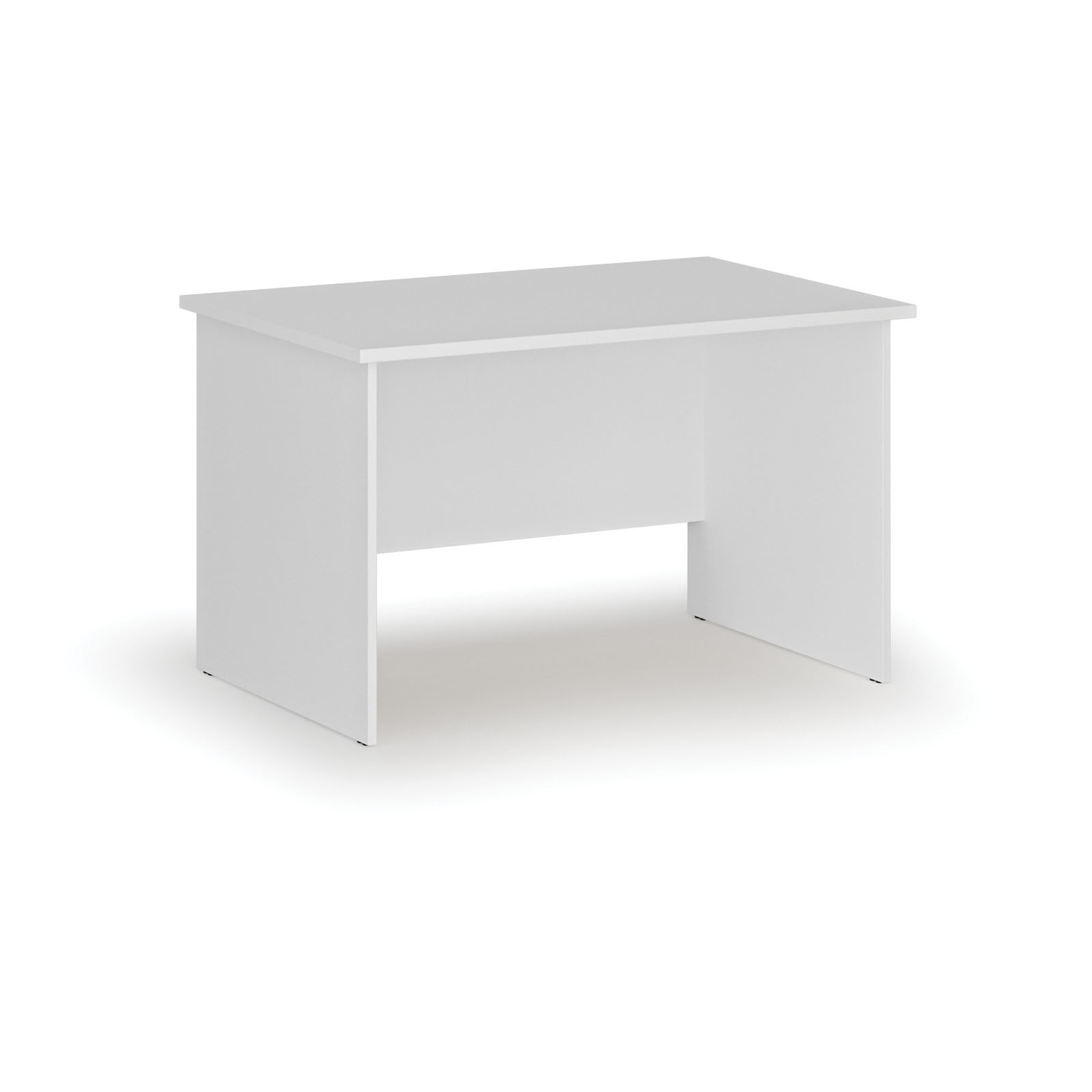 Fotografia produktu: Kancelársky písací stôl PRIMO WHITE, 120x80 cm, biela