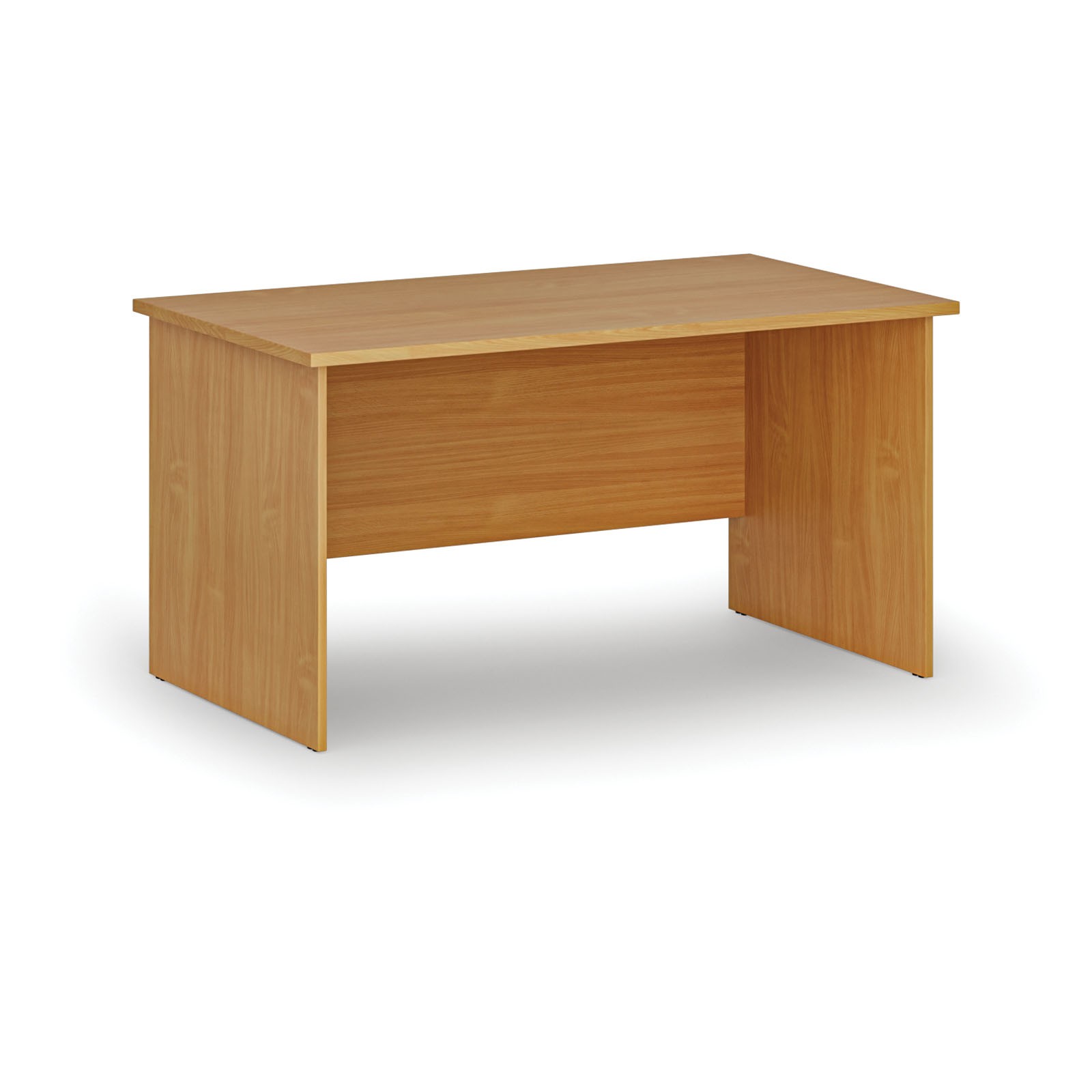 Fotografia produktu: Kancelársky písací stôl PRIMO WOOD, 140x80 cm, buk