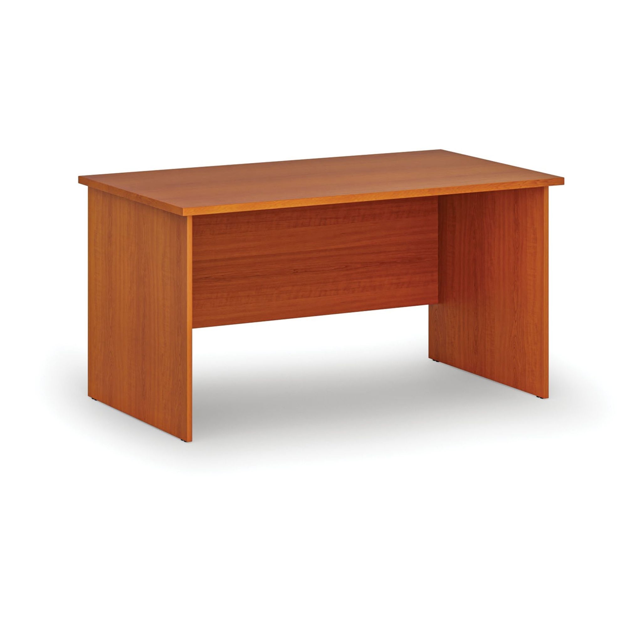 Kancelársky písací stôl PRIMO WOOD, 140x80 cm, čerešňa