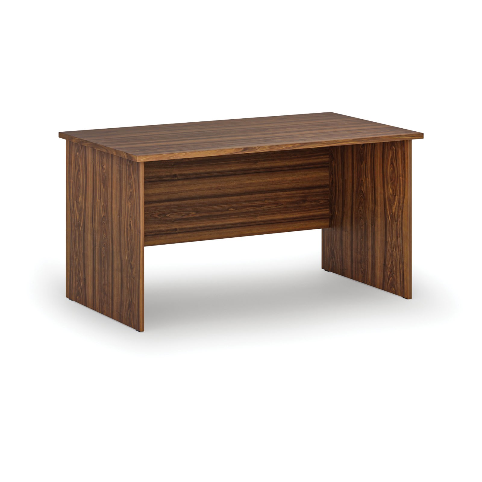 Fotografia produktu: Kancelársky písací stôl PRIMO WOOD, 140x80 cm, orech