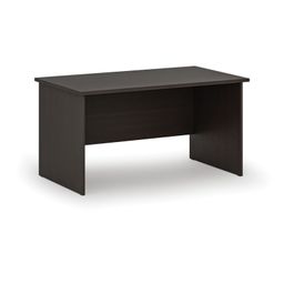 Kancelársky písací stôl PRIMO WOOD, 140x80 cm, wenge