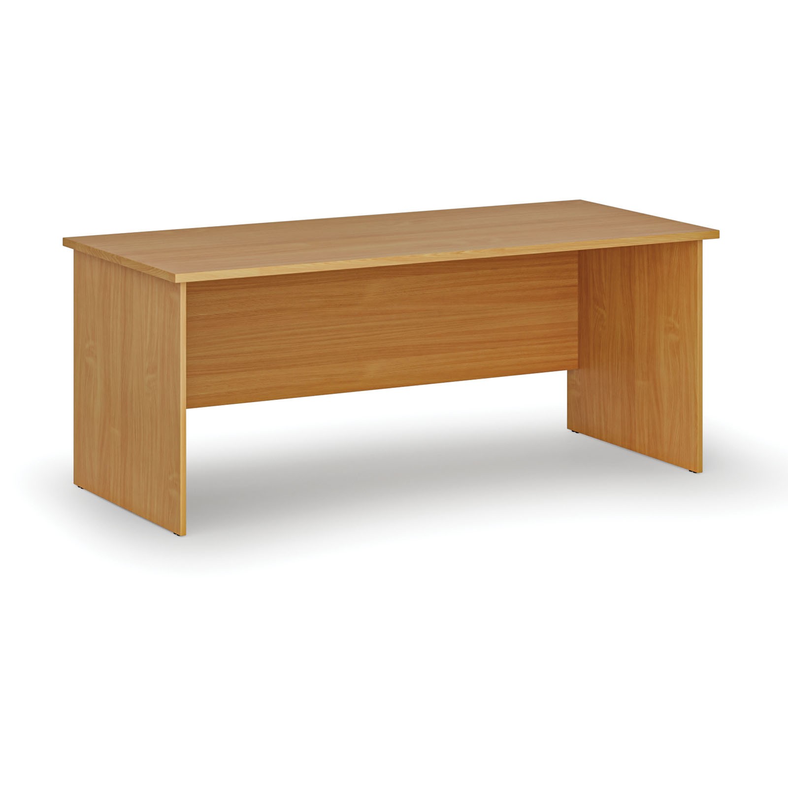 Fotografia produktu: Kancelársky písací stôl PRIMO WOOD, 180x80 cm, buk