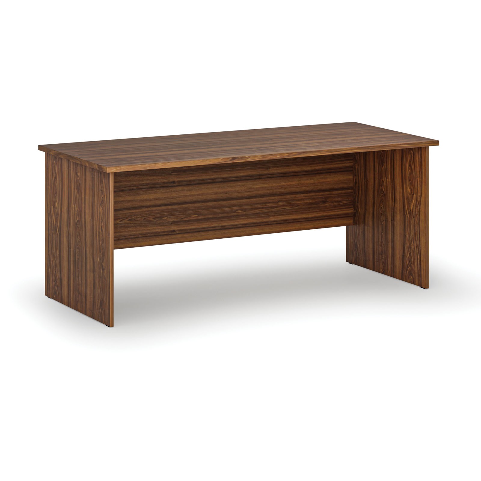 Fotografia produktu: Kancelársky písací stôl PRIMO WOOD, 180x80 cm, orech