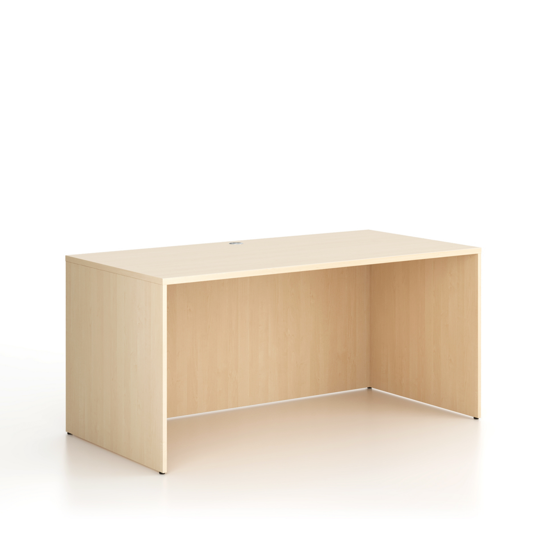 Kancelářský psací stůl FRAME, 160x80 cm, bříza