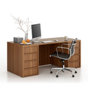 Kancelářský psací stůl FRAME, 180x80 cm, ořech