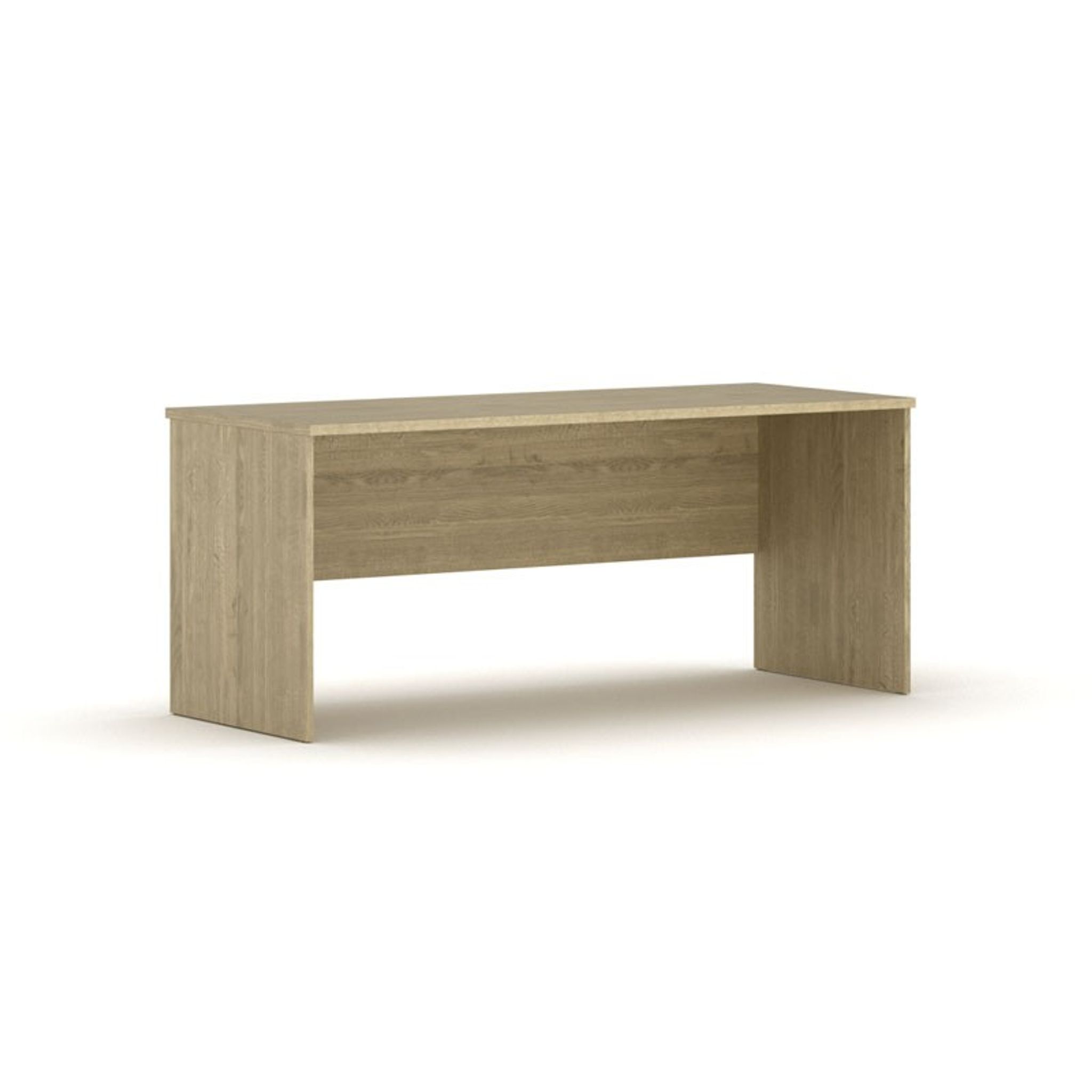 Kancelářský psací stůl INTEGRO, 175x70 cm, dub přírodní