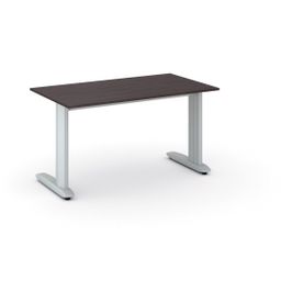 Kancelářský psací stůl PRIMO FLEXIBLE, 140x80 cm, wenge