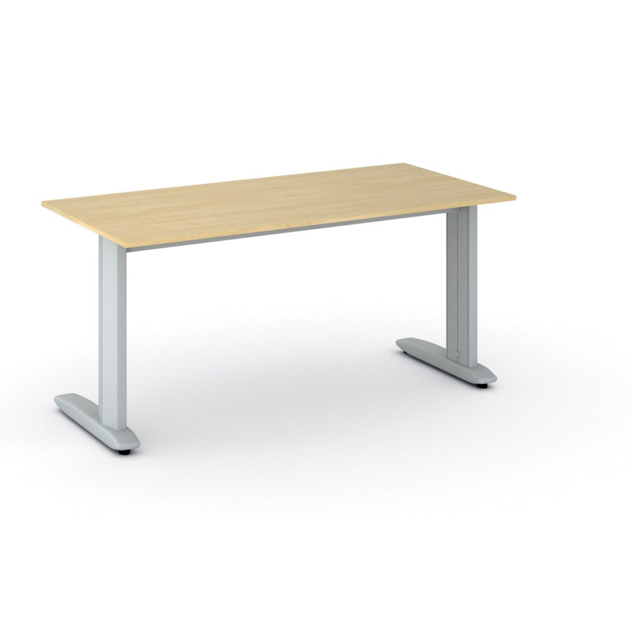 Kancelářský psací stůl PRIMO FLEXIBLE, 160x80 cm, bříza