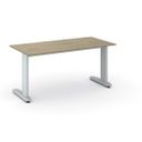 Kancelářský psací stůl PRIMO FLEXIBLE, 160x80 cm, dub přírodní